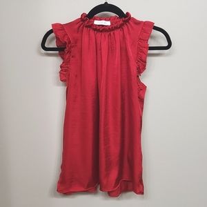 Ces femme - Small - Red Sleeveless Blouse